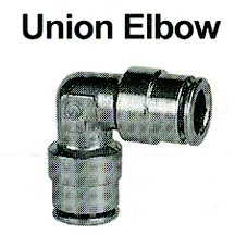 ELBOW UNION 1/4OD NICKEL PLATED BRASS - Instrumentation Parts